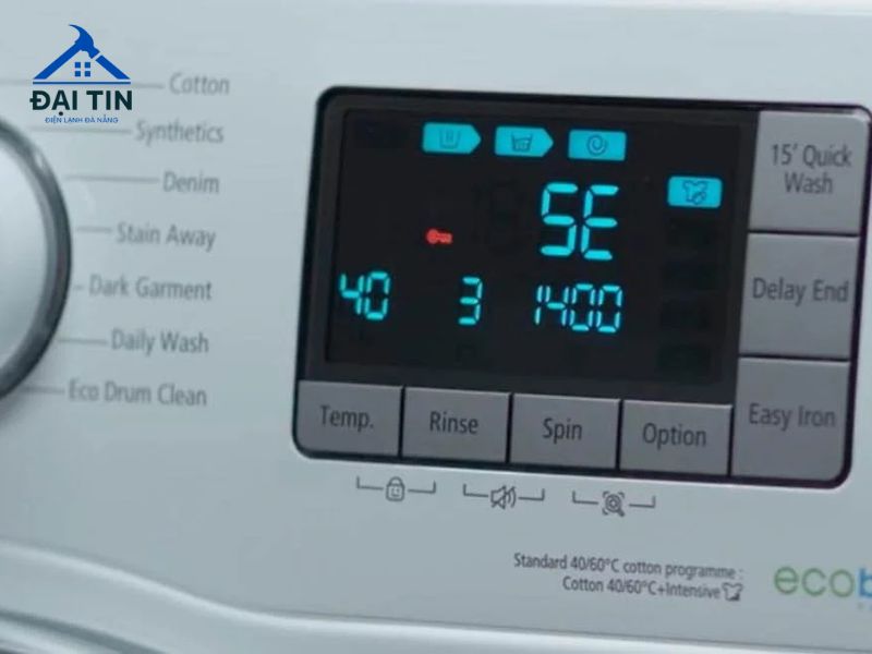 Một số mã lỗi phần mềm máy giặt phổ biến