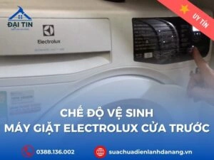 Hướng Dẫn cách Dùng Chế Độ Vệ Sinh Máy Giặt Electrolux cửa trước